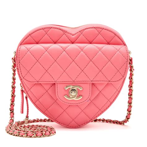 chanel heart bag size comparison